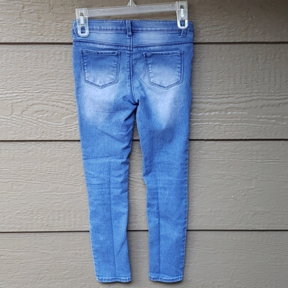 SQUEEZE Girls' 5-Pocket Skinny Jeans 8 - Picture 4 of 4